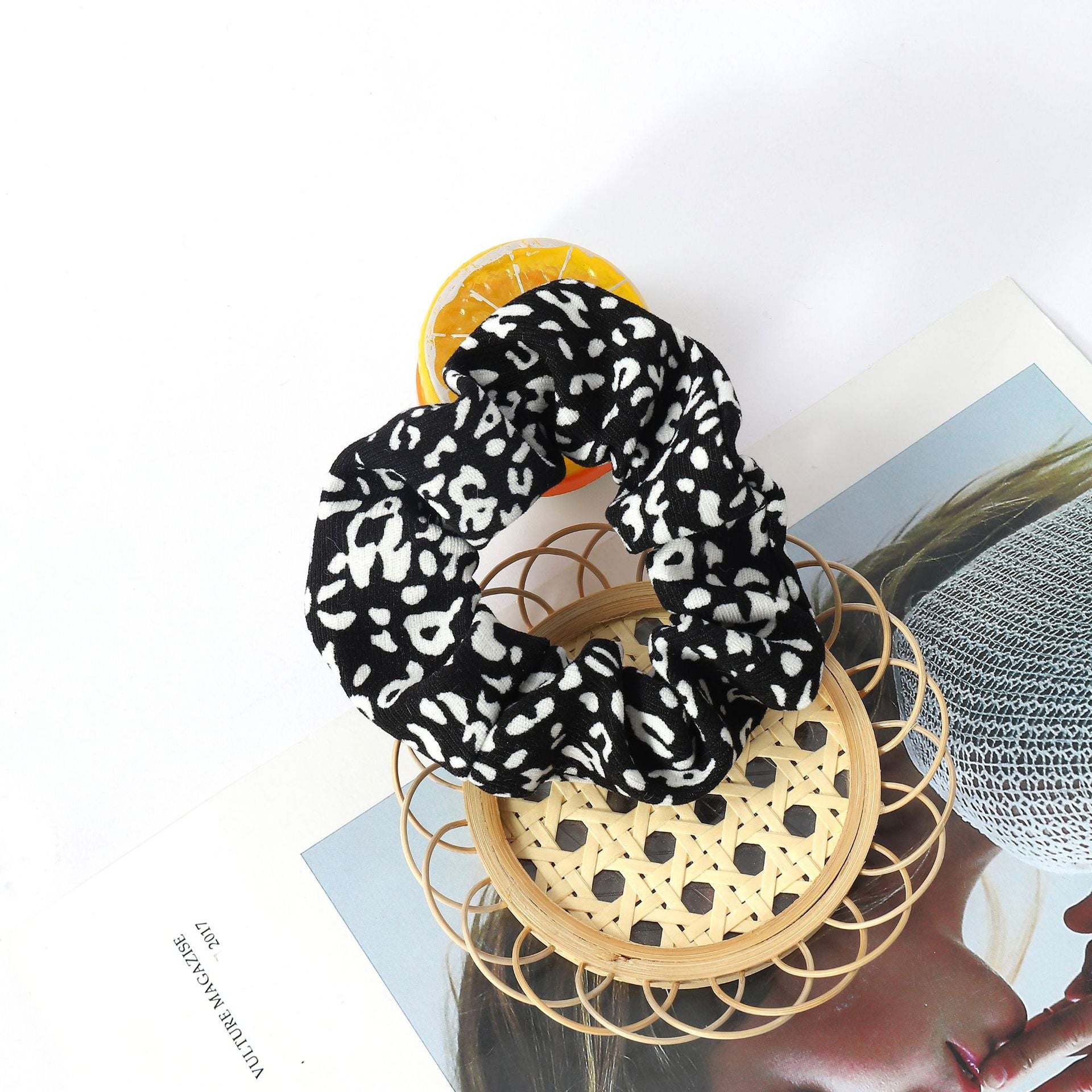 Tela al por mayor corbata de cabello de intestino